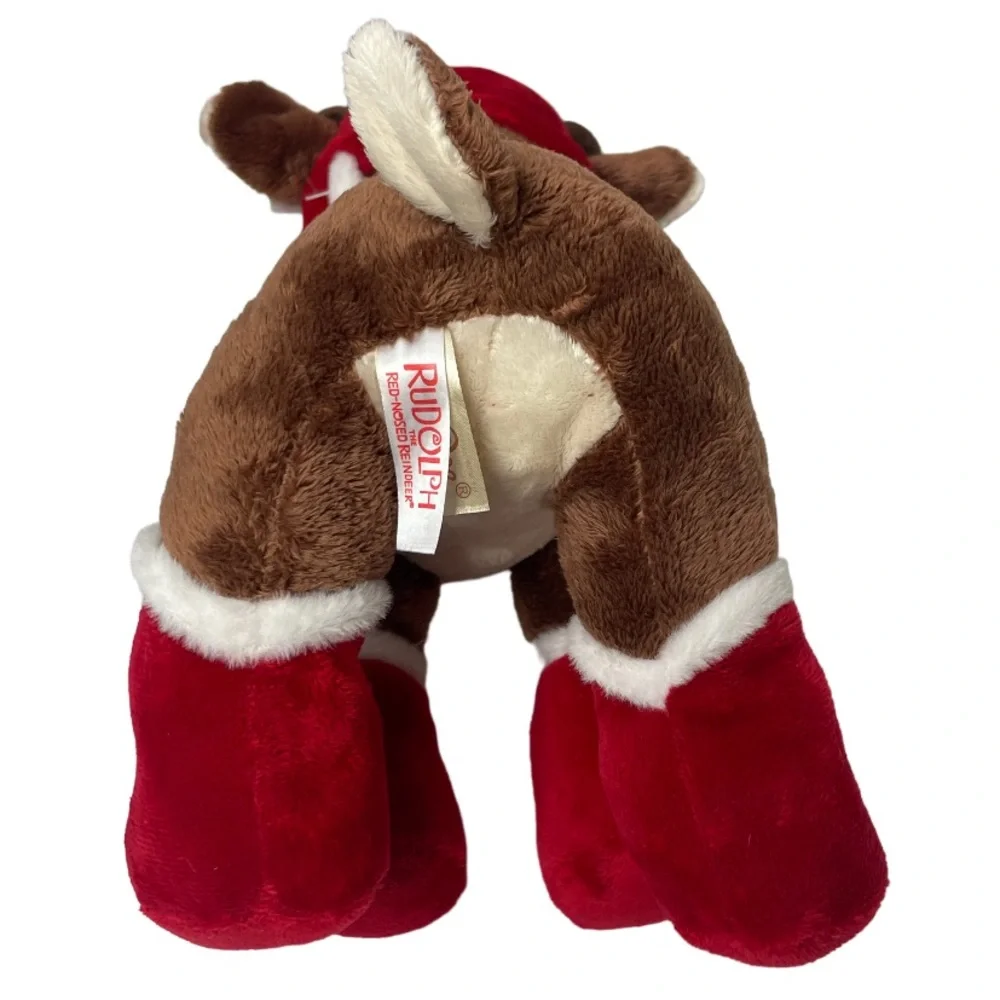 Rudolph The Red Nose Reindeer Stuffed Animal Holiday Christmas Plush Toy